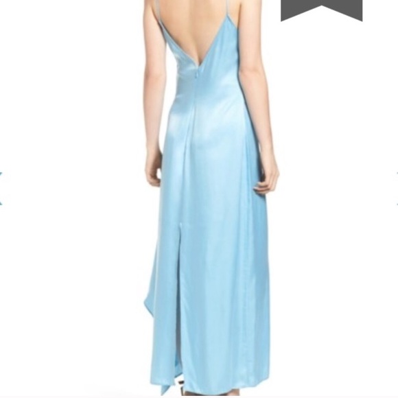 REVOLVE PRIVACY PLEASE STRETCH SILK MIDI DRESS S - Picture 7 of 16